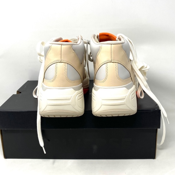 Converse Weapon CX Shoes Mid Top Grey Egret Leather Women’s Size Sneaker 171605C - Picture 7 of 11